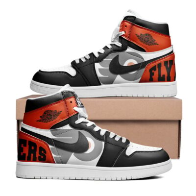 Alternative view of Philadelphia Flyers | Premium NHL Teams High Top Sneakers