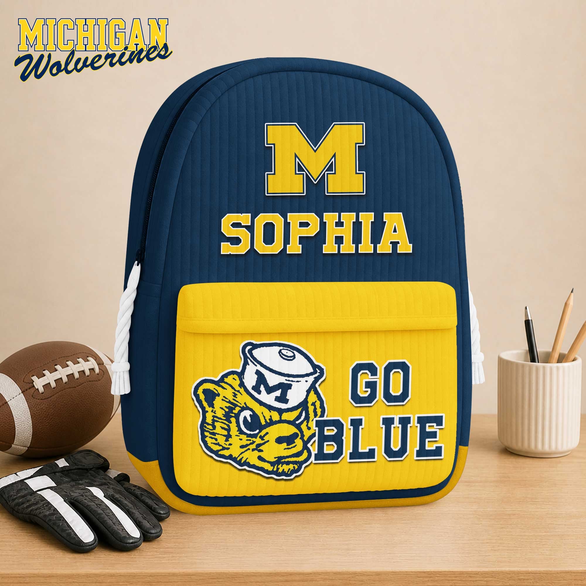 Michigan Wolverines | Premium NCAA Game Day Backpack