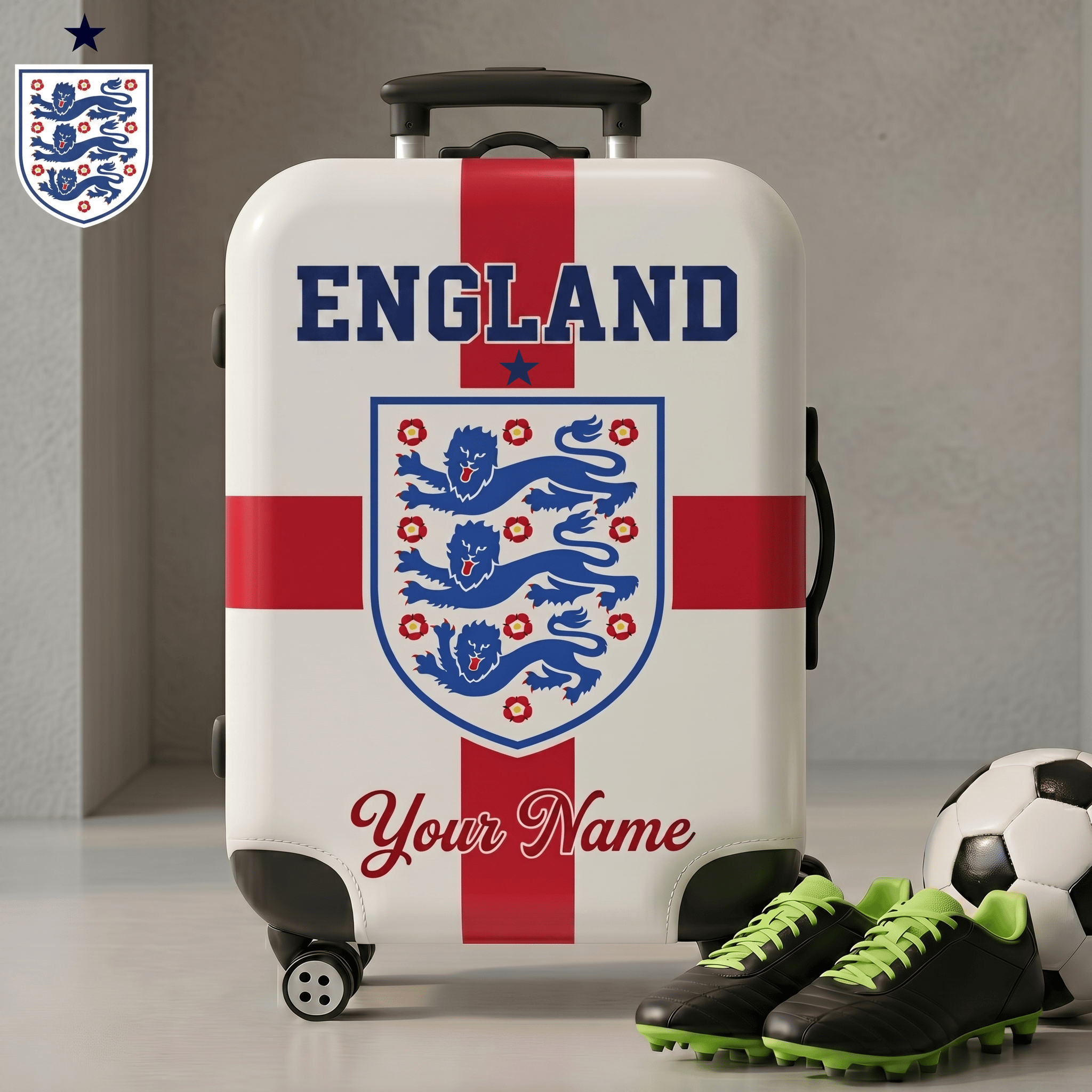England | Premium WC26 Luggage Cover