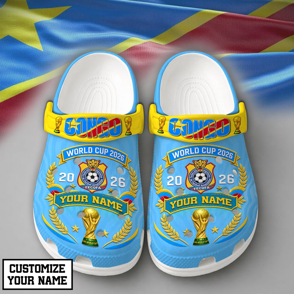 Dr Congo | Premium WC26 Pride World Cup 2026 Custom Crocs