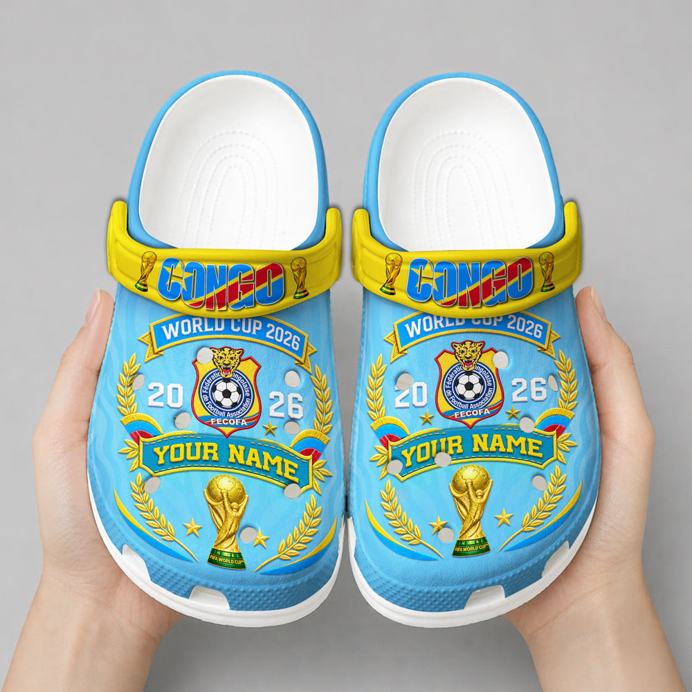 Dr Congo | Premium WC26 Pride World Cup 2026 Custom Crocs - Image 2
