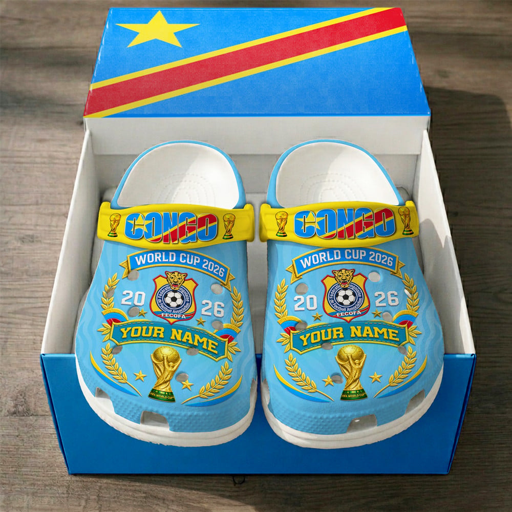 Dr Congo | Premium WC26 Pride World Cup 2026 Custom Crocs - Image 3