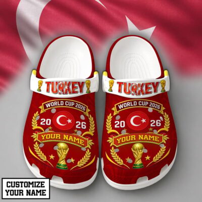 Turkey | Premium WC26 Pride World Cup 2026 Custom Crocs