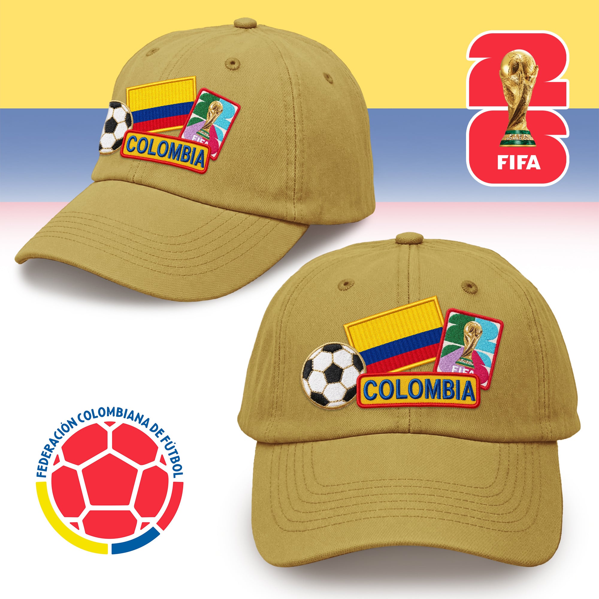 Colombia | Premium WC26 Embroidery Cap