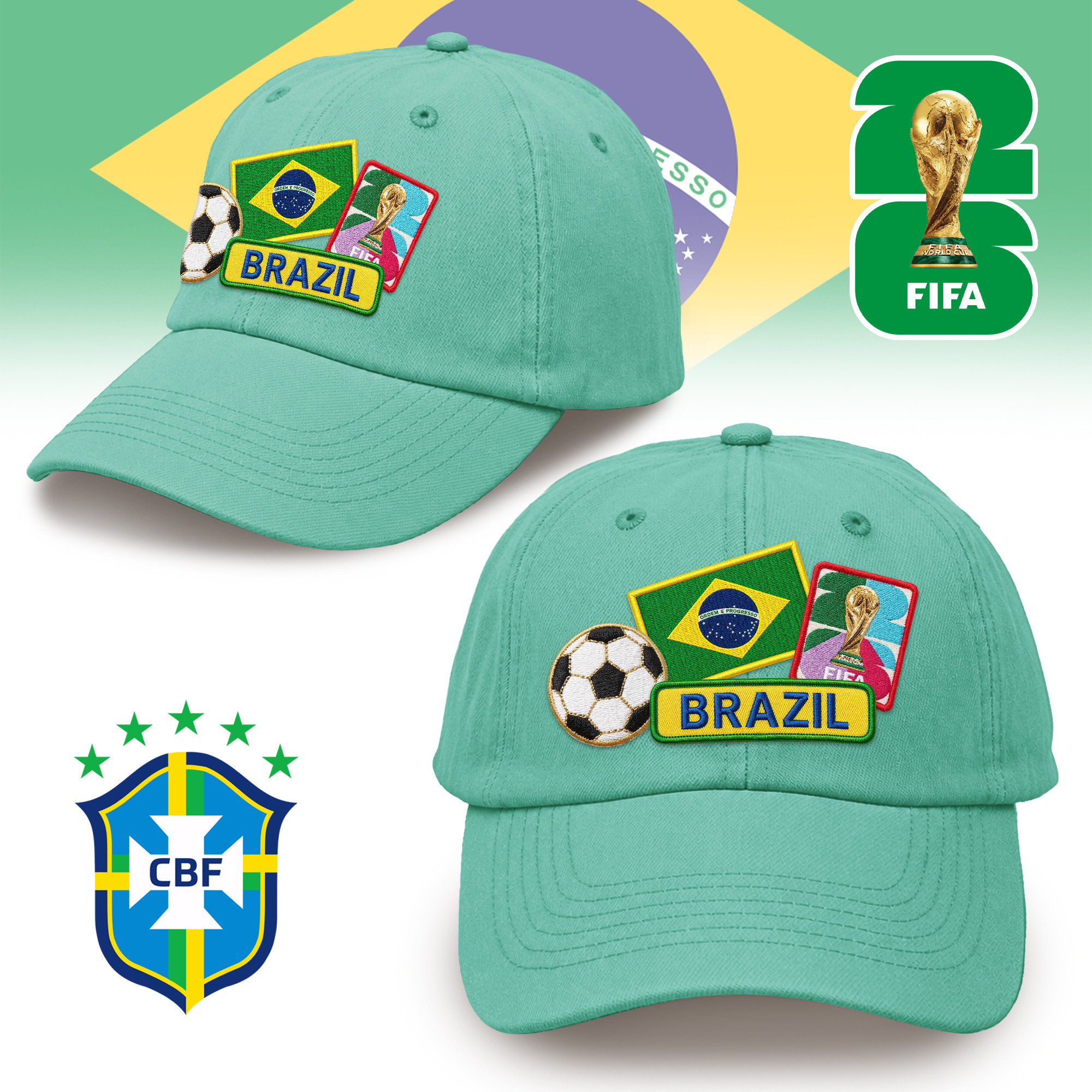 Brazil | Premium WC26 Embroidery Cap