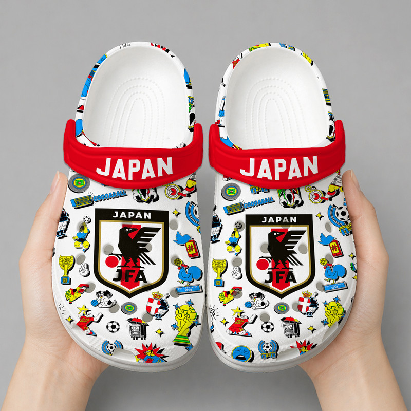 Japan | Premium WC26 Cartoon Doodle Crocs - Image 2