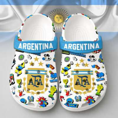 Argentina | Premium WC26 Cartoon Doodle Crocs