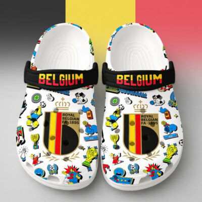 Belgium | Premium WC26 Cartoon Doodle Crocs