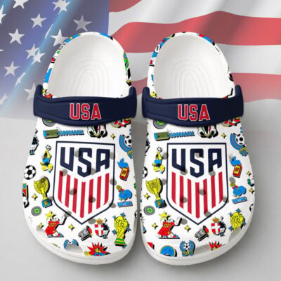 USA | Premium WC26 Cartoon Doodle Crocs