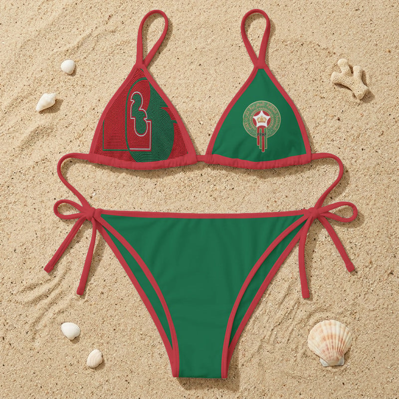 Morocco | Premium WC26 Two Pieces Bikini Set - Image 2