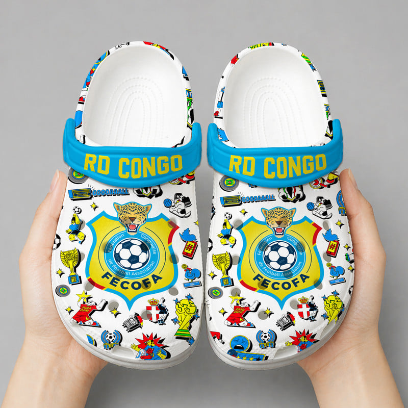RD Congo | Premium WC26 Cartoon Doodle Crocs - Image 2