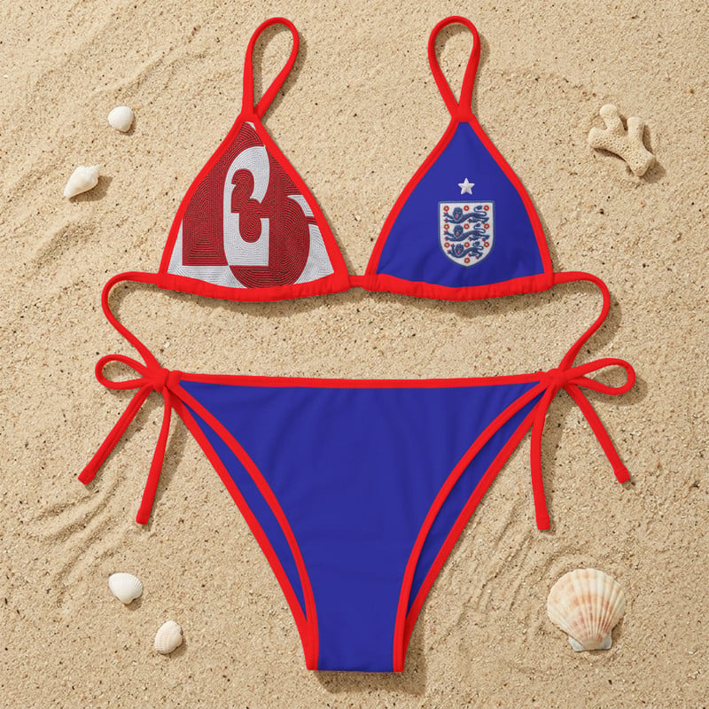 England | Premium WC26 Two Pieces Bikini Set - Image 2