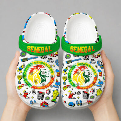 Alternative view of Senegal | Premium WC26 Cartoon Doodle Crocs