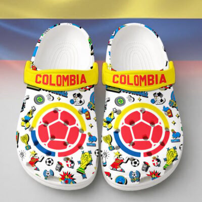 Colombia | Premium WC26 Cartoon Doodle Crocs