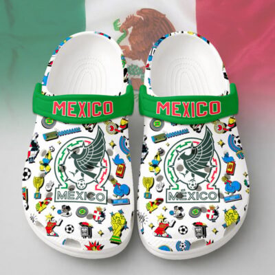 Mexico | Premium WC26 Cartoon Doodle Crocs