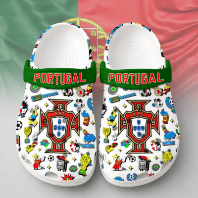 Portugal | Premium WC26 Cartoon Doodle Crocs