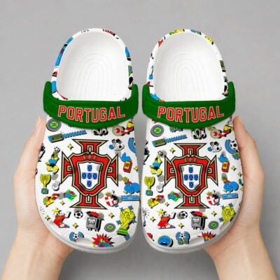 Alternative view of Portugal | Premium WC26 Cartoon Doodle Crocs