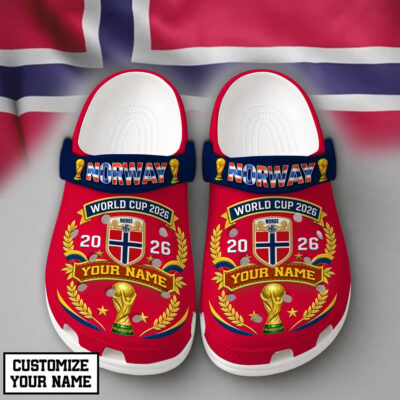 Norway | Premium WC26 Pride World Cup 2026 Custom Crocs