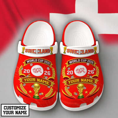 Switzerland | Premium WC26 Pride World Cup 2026 Custom Crocs