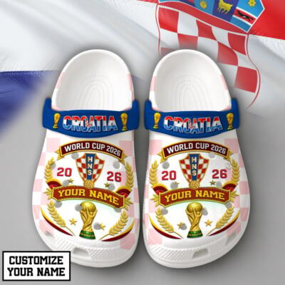Croatia | Premium WC26 Pride World Cup 2026 Custom Crocs
