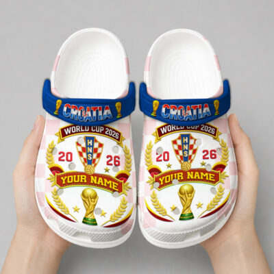 Alternative view of Croatia | Premium WC26 Pride World Cup 2026 Custom Crocs