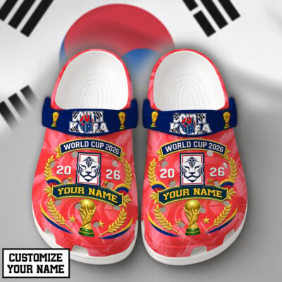 Korea Republic | Premium WC26 Pride World Cup 2026 Custom Crocs