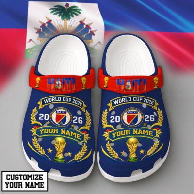 Haiti | Premium WC26 Pride World Cup 2026 Custom Crocs