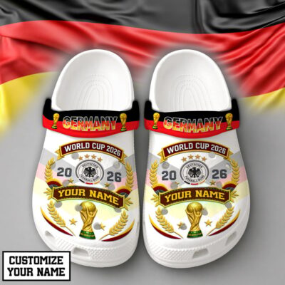 Germany | Premium WC26 Pride World Cup 2026 Custom Crocs
