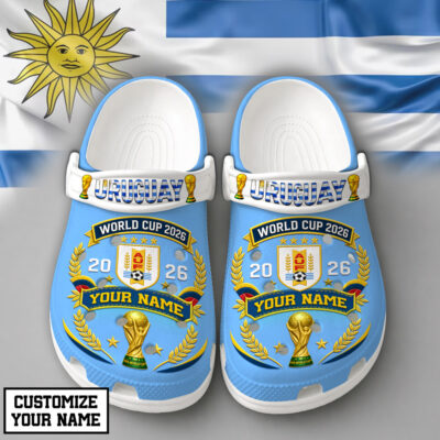 Uruguay | Premium WC26 Pride World Cup 2026 Custom Crocs