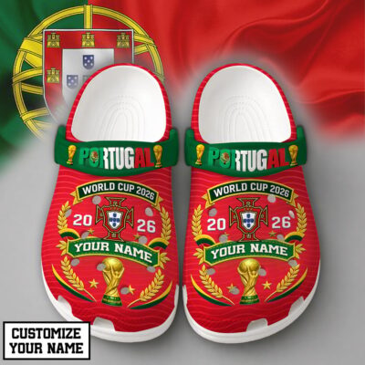 Portugal | Premium WC26 Pride World Cup 2026 Custom Crocs
