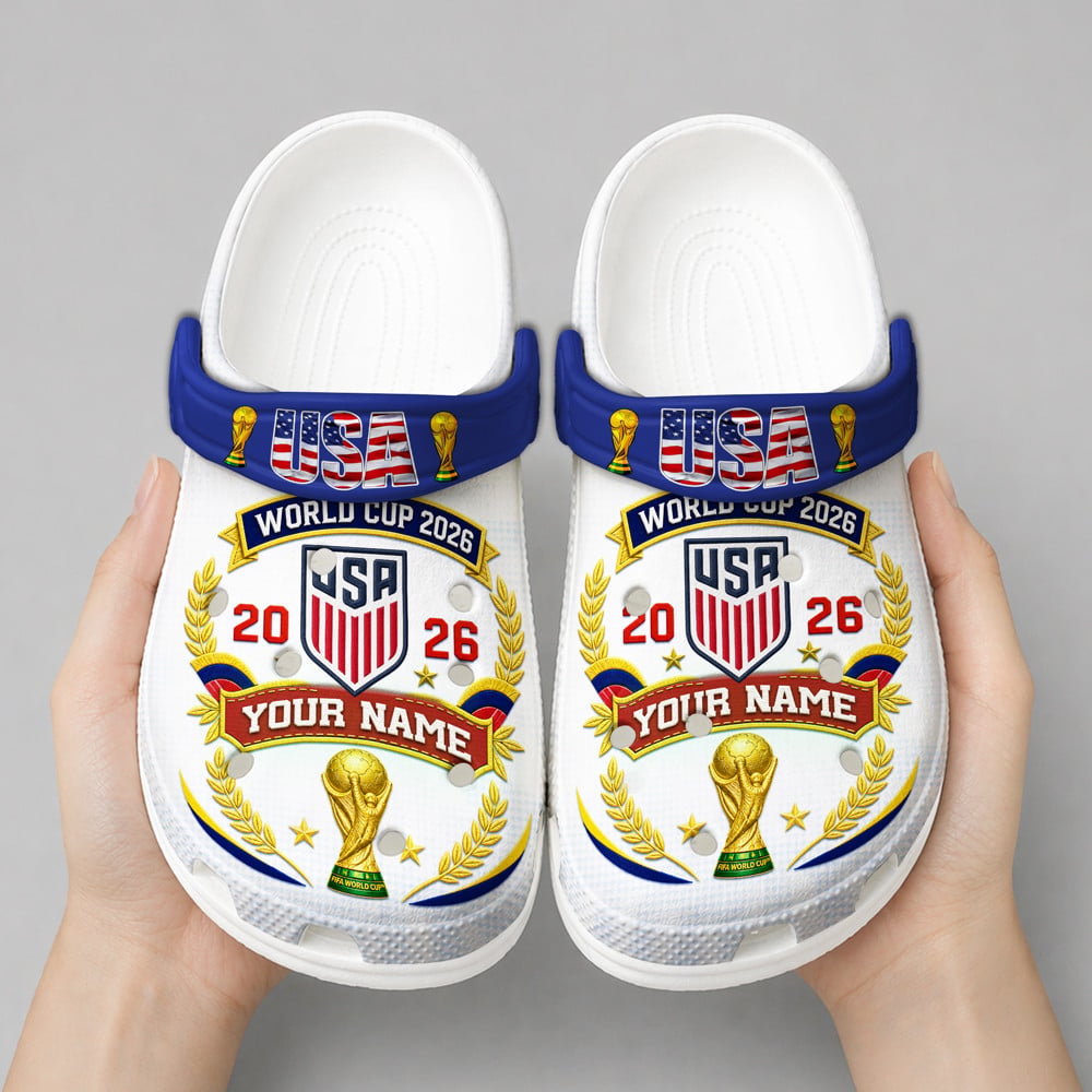 United States | Premium WC26 Pride World Cup 2026 Custom Crocs - Image 2