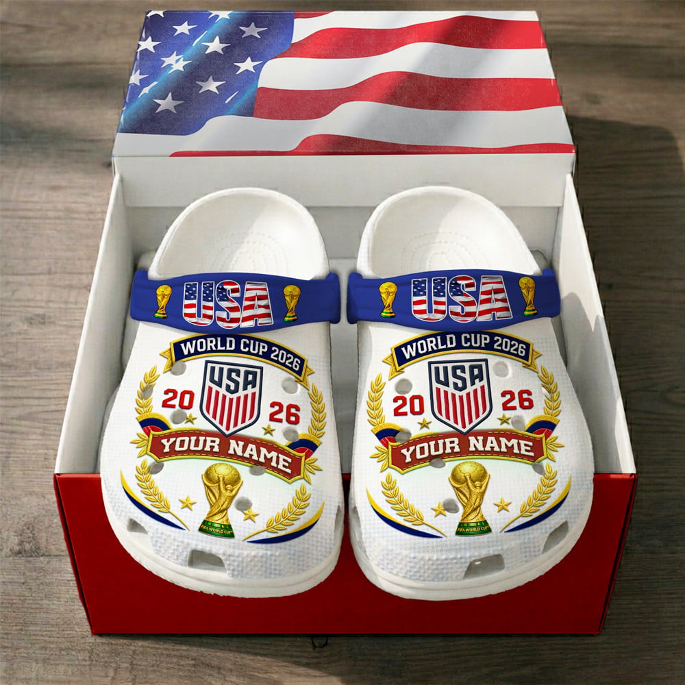 United States | Premium WC26 Pride World Cup 2026 Custom Crocs - Image 3