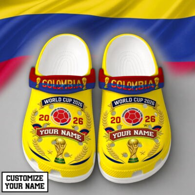 Colombia | Premium WC26 Pride World Cup 2026 Custom Crocs
