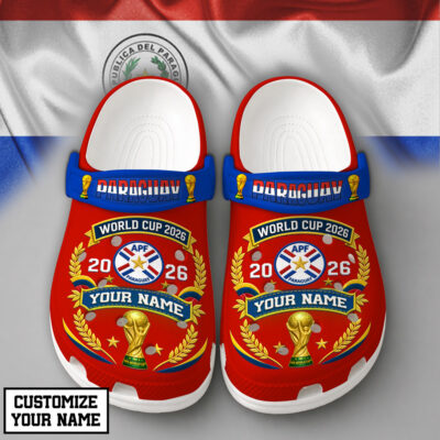 Paraguay | Premium WC26 Pride World Cup 2026 Custom Crocs