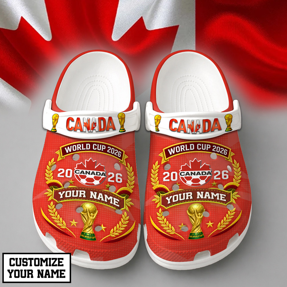 Canada | Premium WC26 Pride World Cup 2026 Custom Crocs