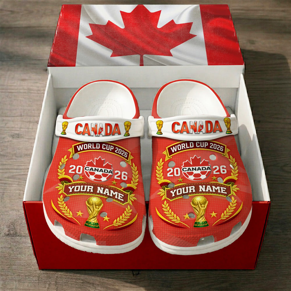 Canada | Premium WC26 Pride World Cup 2026 Custom Crocs - Image 3
