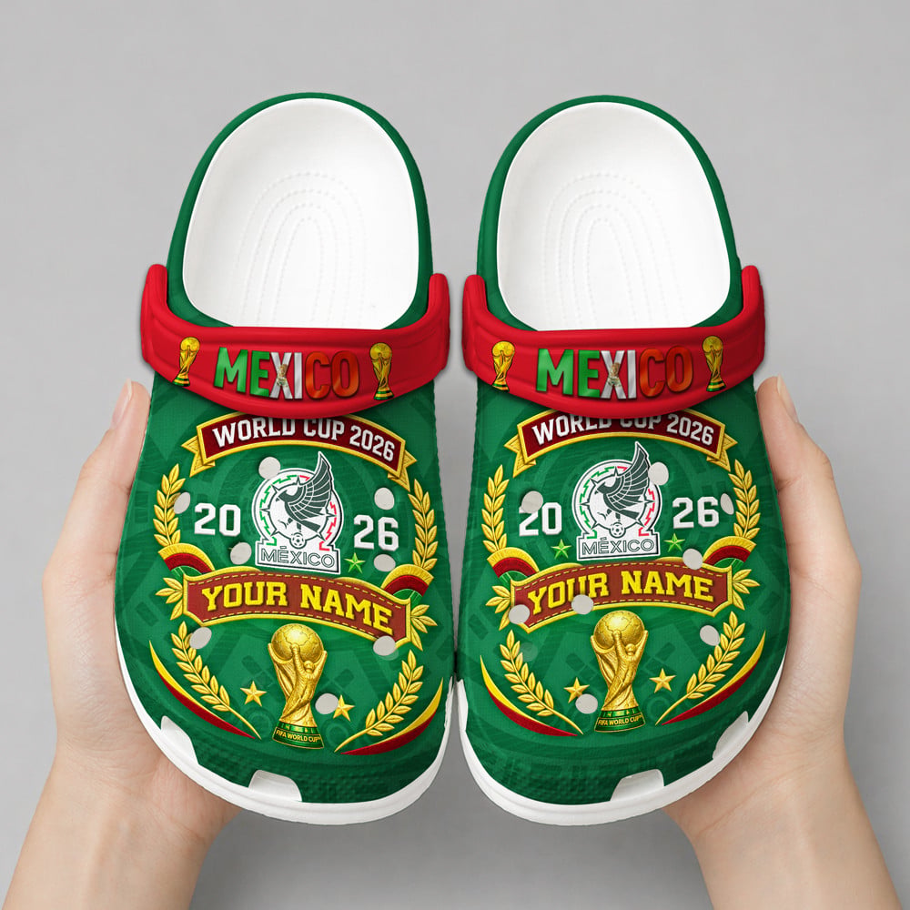 Mexico | Premium WC26 Pride World Cup 2026 Custom Crocs - Image 2