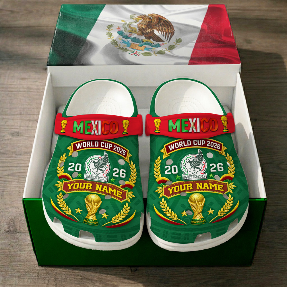 Mexico | Premium WC26 Pride World Cup 2026 Custom Crocs - Image 3