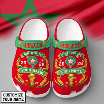 Morocco | Premium WC26 Pride World Cup 2026 Custom Crocs