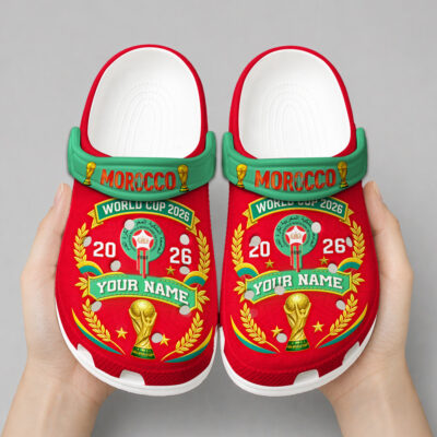 Alternative view of Morocco | Premium WC26 Pride World Cup 2026 Custom Crocs