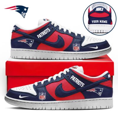 New England Patriots | Premium NFL Dunk Low Shoes
