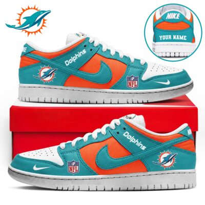 Miami Dolphins | Premium NFL Dunk Low Shoes