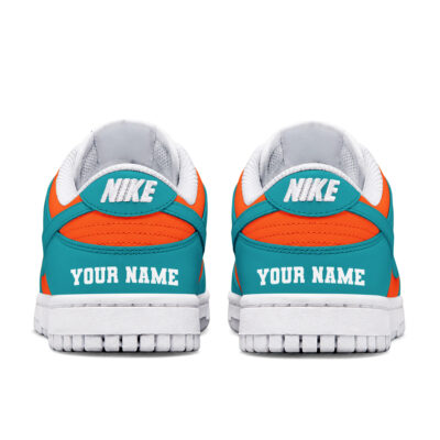Alternative view of Miami Dolphins | Premium NFL Dunk Low Shoes