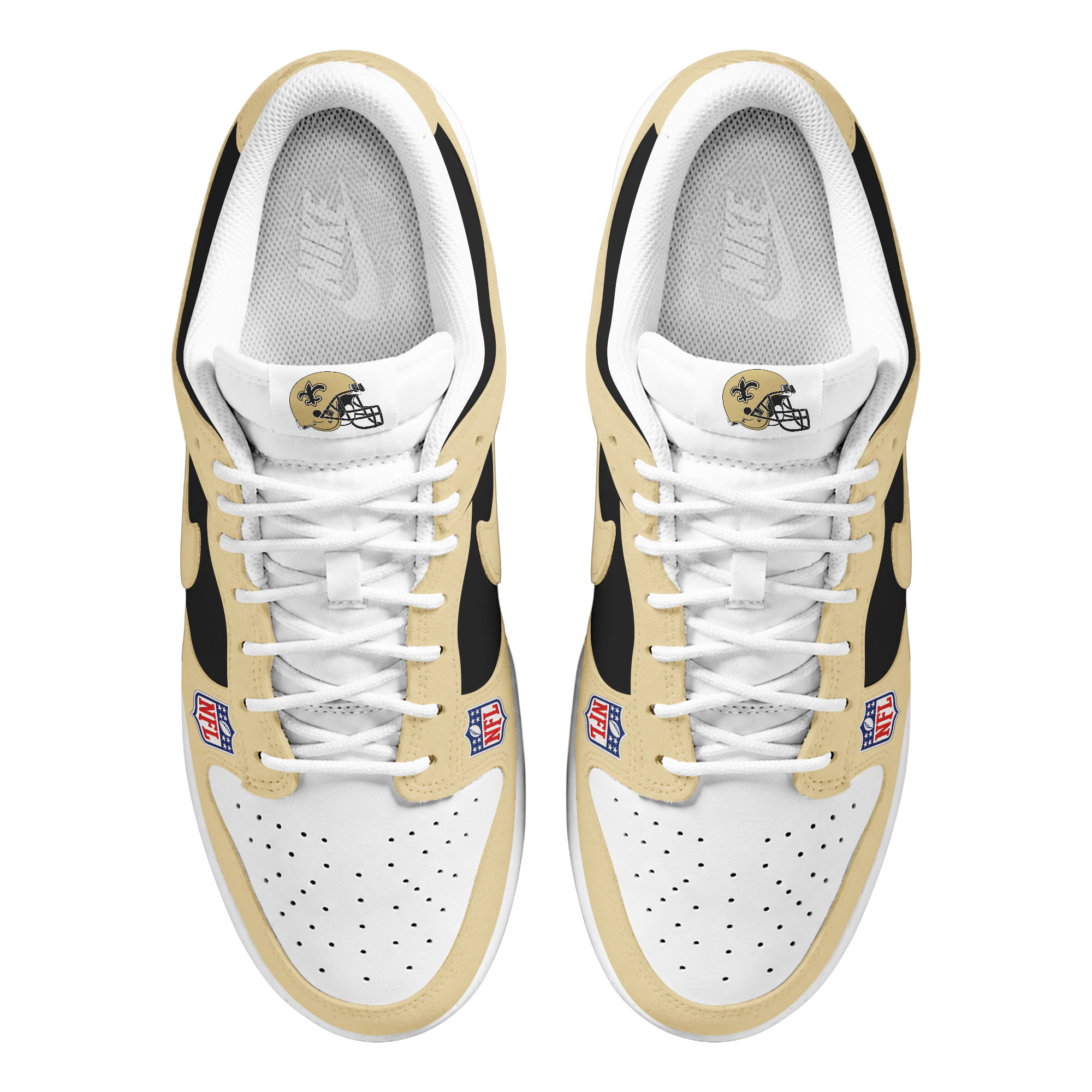 New Orleans Saints | Premium NFL Dunk Low Shoes - Image 3