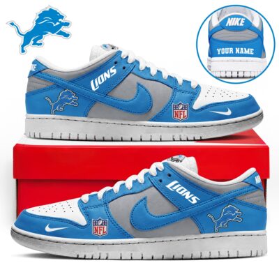 Detroit Lions | Premium NFL Dunk Low Shoes