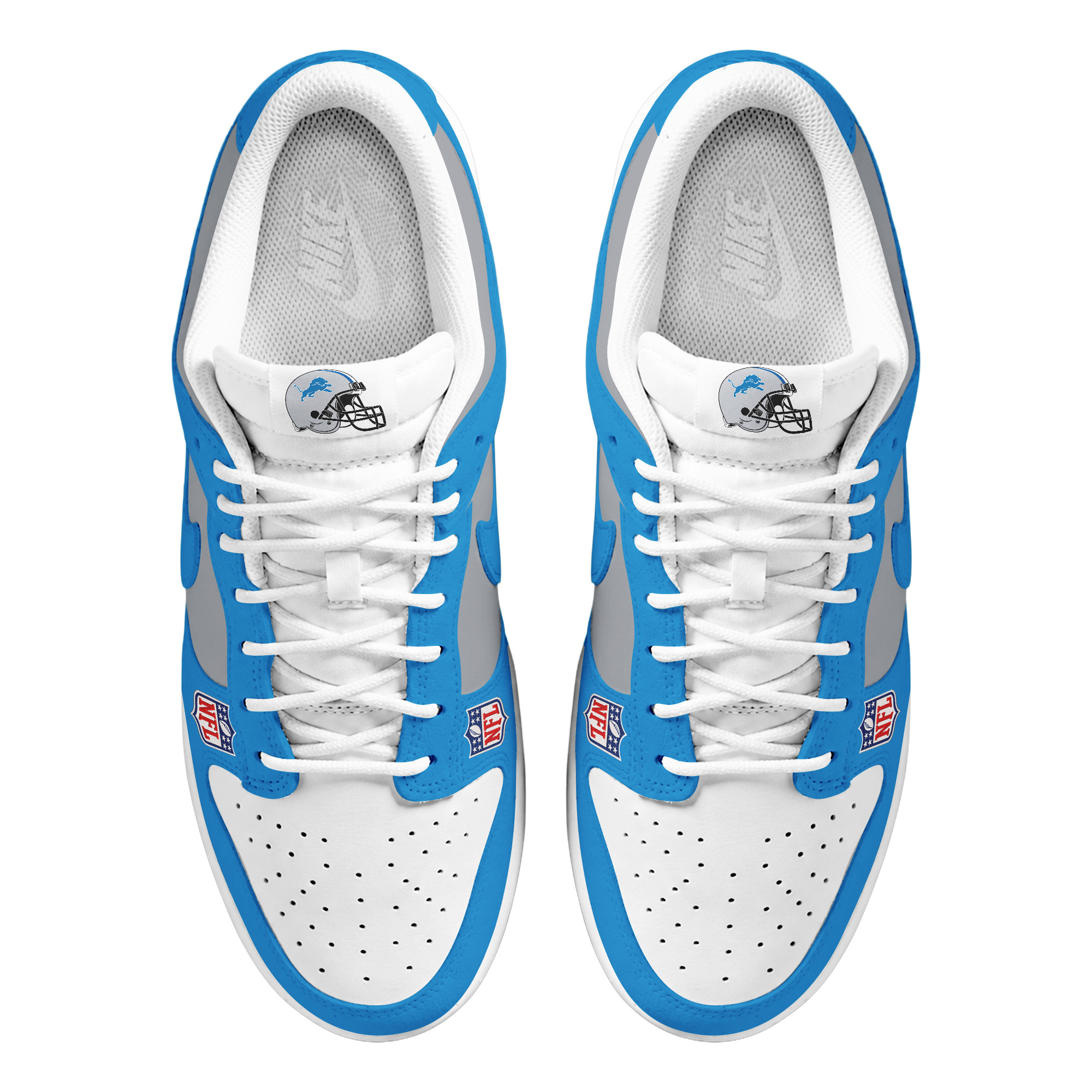 Detroit Lions | Premium NFL Dunk Low Shoes - Image 3