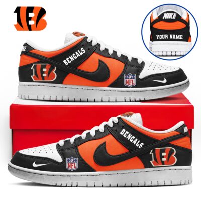 Cincinnati Bengals | Premium NFL Dunk Low Shoes
