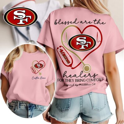 San Francisco 49ers | Premium NFL Heart of A Nurse Game Day 3D Shirt NTH1