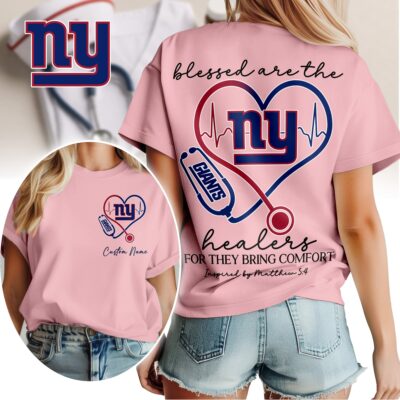 New York Giants | Premium NFL Heart of A Nurse Game Day 3D Shirt NTH1
