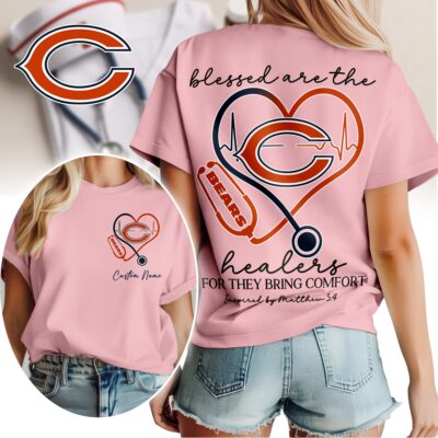 Chicago Bears | Premium NFL Heart of A Nurse Game Day 3D Shirt NTH1